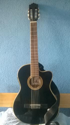Vendo Guitarra electroacustica color negro T - Imagen 1