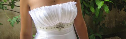 vendo vestido de novia  1000 cordobas - Imagen 2