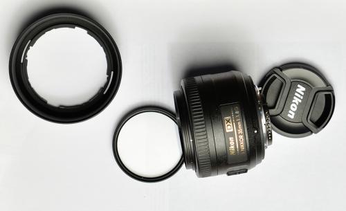 Vendo Nikon AFS DX NIKKOR 35mm f/18G + filt - Imagen 2