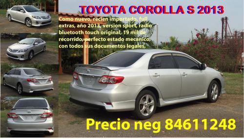 Toyota Corolla 2013 sport mecanico impecable  - Imagen 1