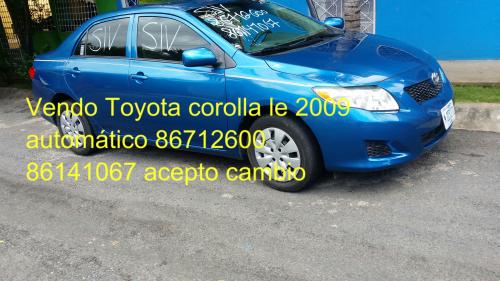 Vendo Toyota corolla 2009 nico dueño 86712 - Imagen 1