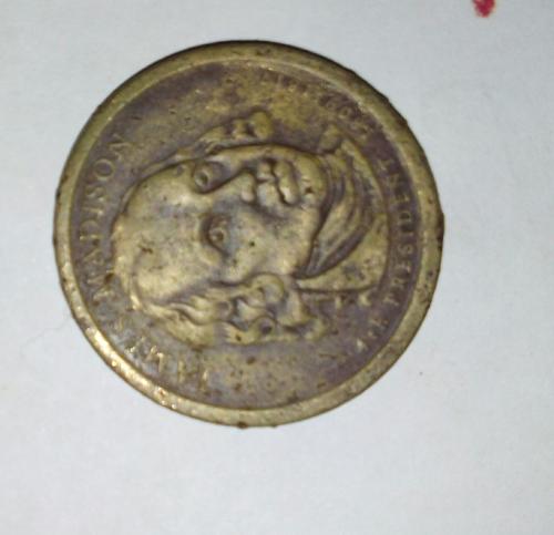 Vendo moneda de 1 de 1809 bajo la presidenci - Imagen 2