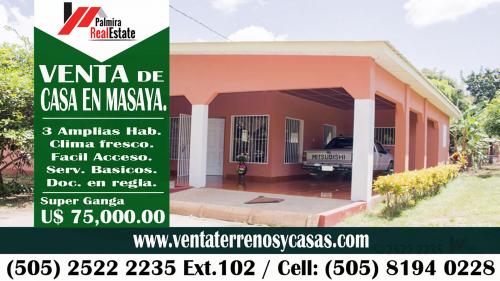 Se Vende Casa  Quinta en Masaya  Super ofer - Imagen 1