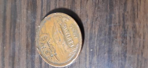 Vendo moneda mexicana de 20 centavos de 1945 - Imagen 1